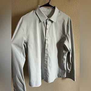 Lululemon Athletica Gray Casual Button Down Shirt